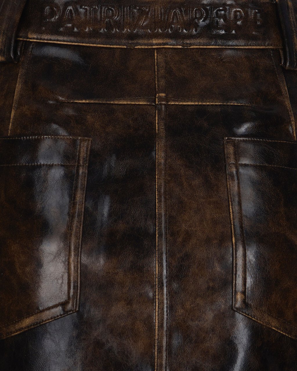 Patrizia Pepe Skirts Brownblack Brushed Bruin