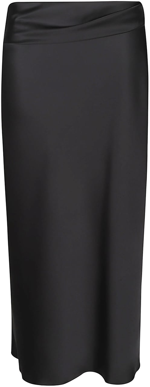Patrizia Pepe Long Skirt Black Zwart
