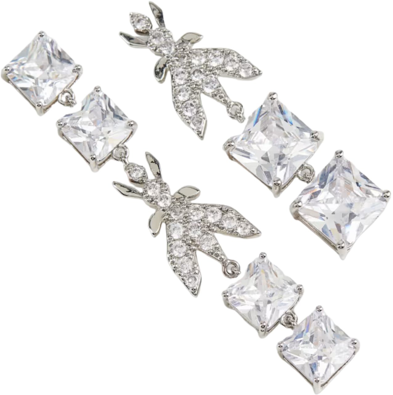 Patrizia Pepe Bijoux Crystal Strass Metallic