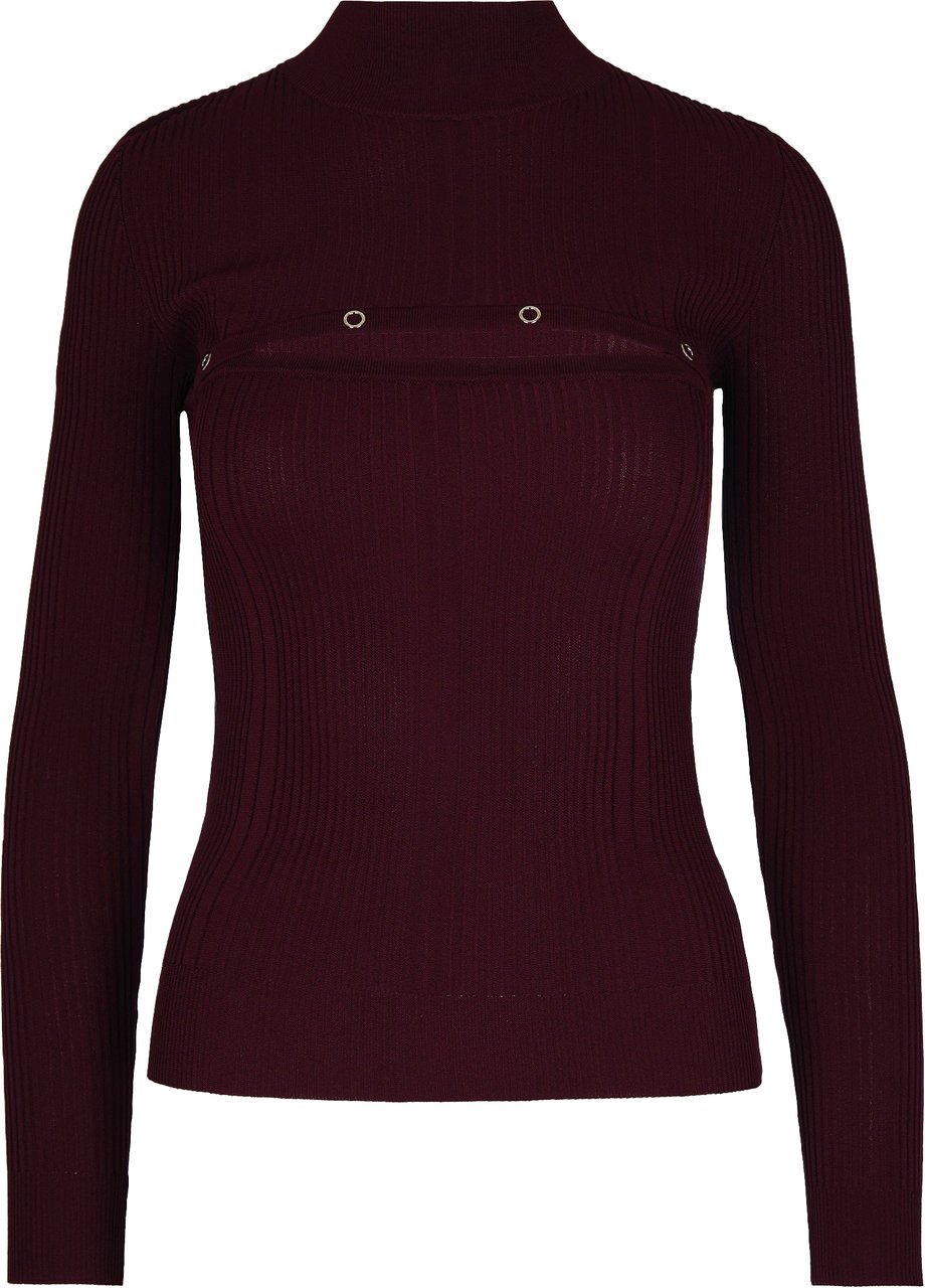 Patrizia Pepe Sweaters Purple Red Rood