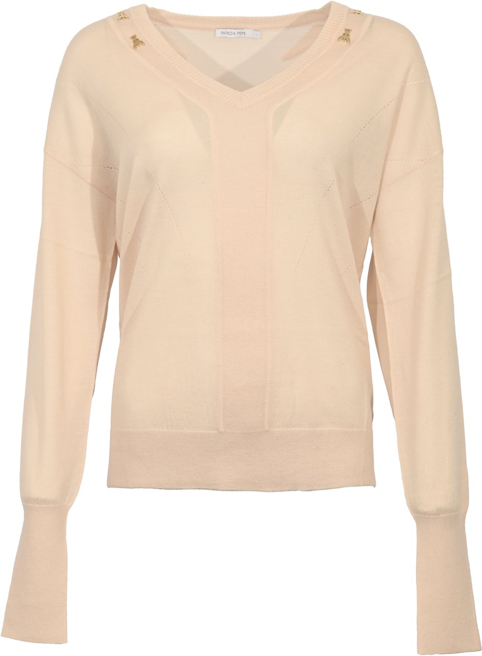 Patrizia Pepe Sweaters Peach Dust Oranje