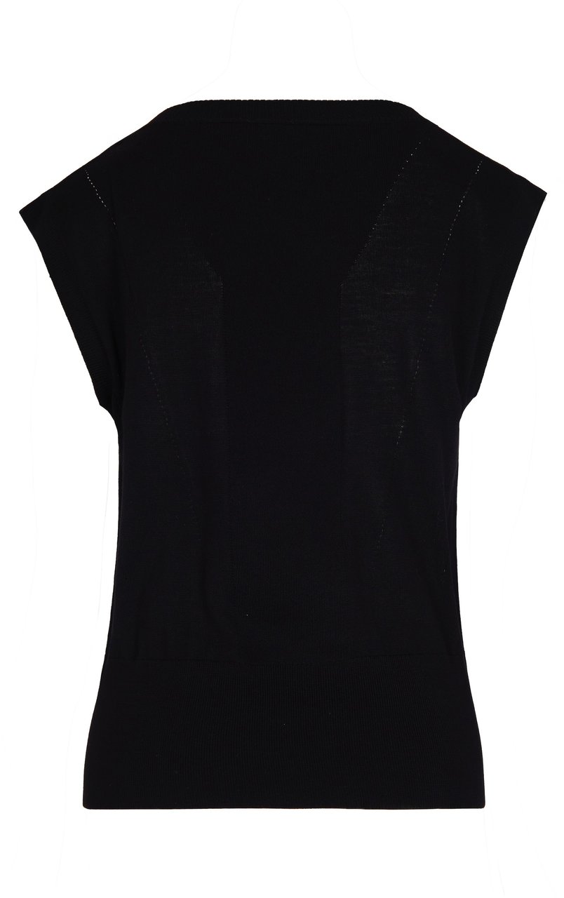 Patrizia Pepe Sweaters Black Zwart