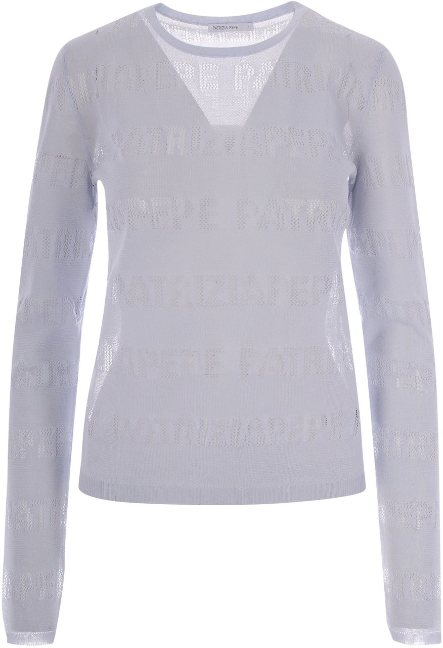 Patrizia Pepe Sweaters Sky Gray Grijs