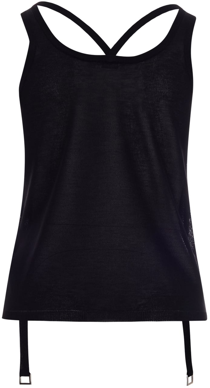 Patrizia Pepe Top Black Zwart