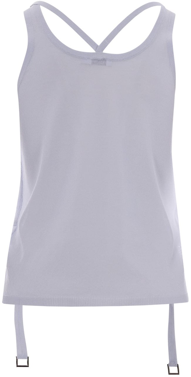 Patrizia Pepe Top Sky Gray Grijs