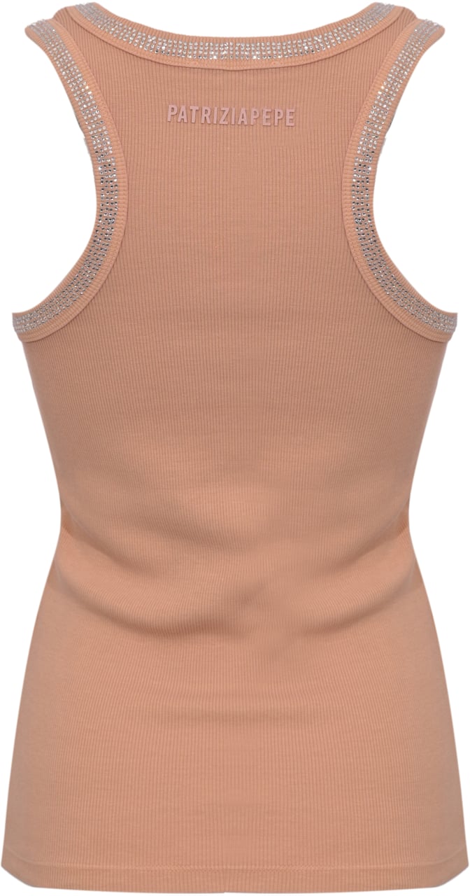 Patrizia Pepe Top Fade Coral Oranje