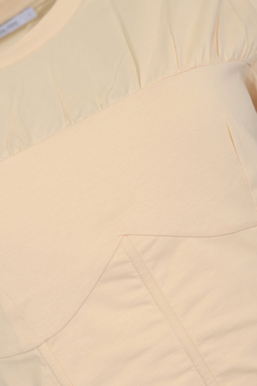 Patrizia Pepe T-Shirts And Polos Warm Ivory Geel