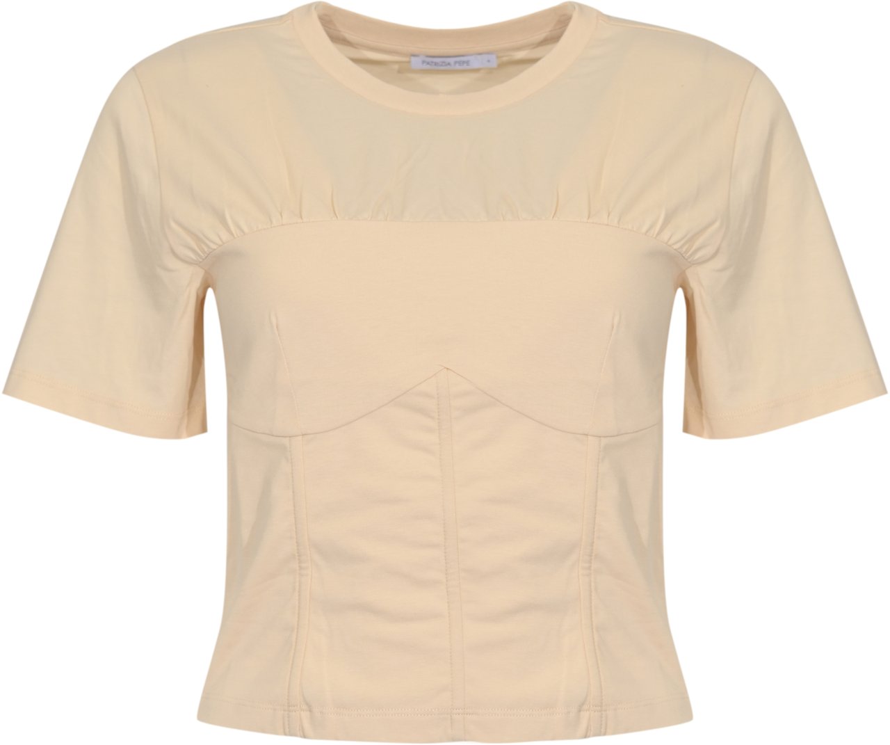 Patrizia Pepe T-Shirts And Polos Warm Ivory Geel