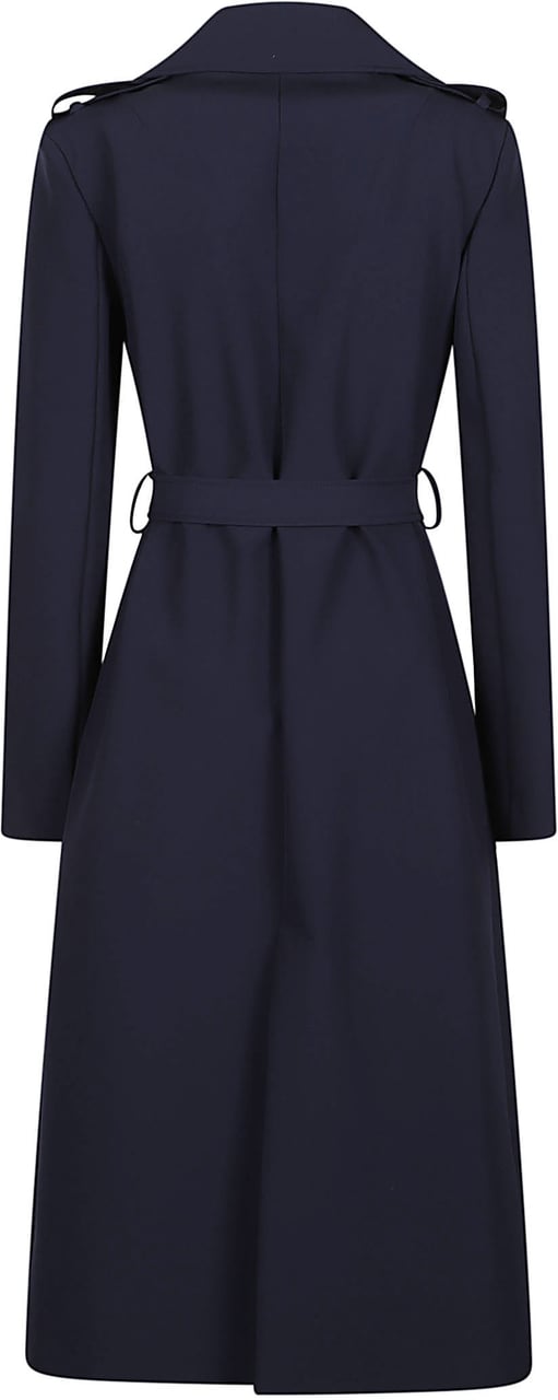 Patrizia Pepe Trench Blue Blauw