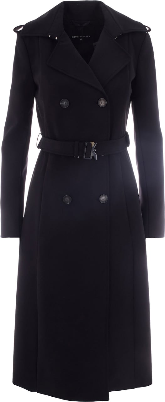Patrizia Pepe Coats Nero Zwart