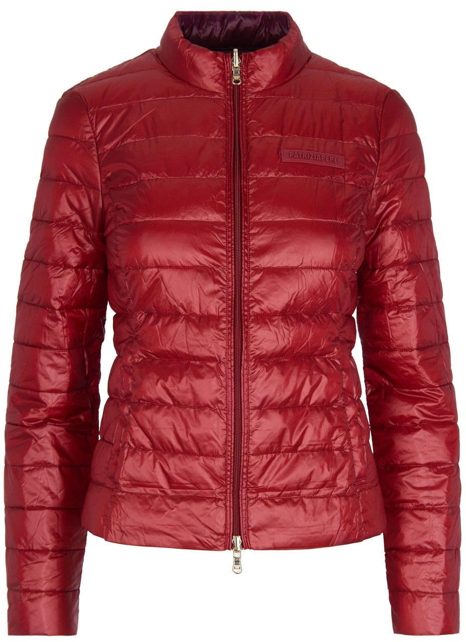 Patrizia Pepe Coats Velvetpurple Red Paars