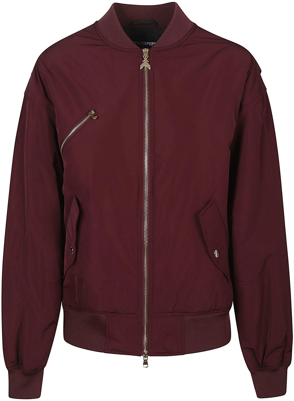 Patrizia Pepe Bomber Jacket Red Rood
