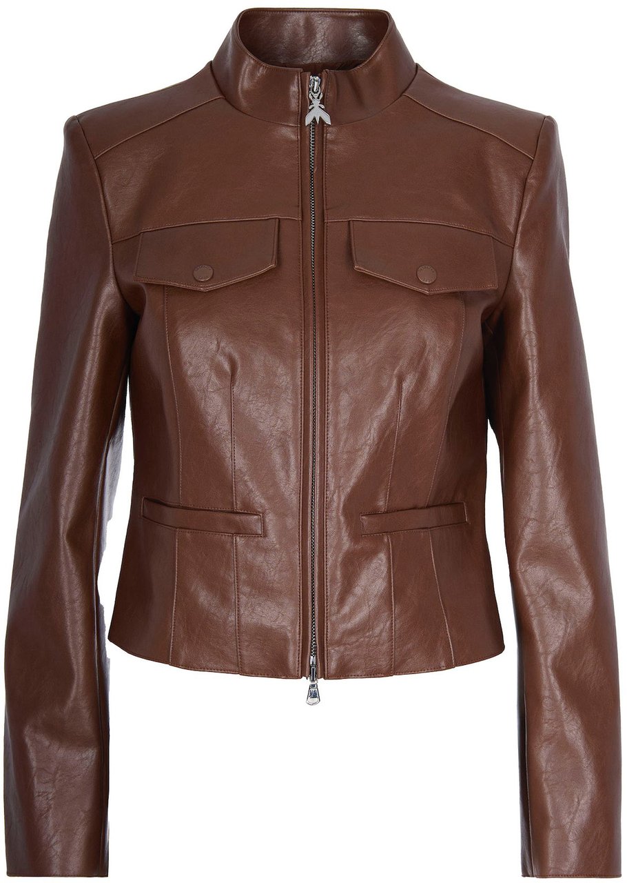 Patrizia Pepe Coats Earth Brown Bruin