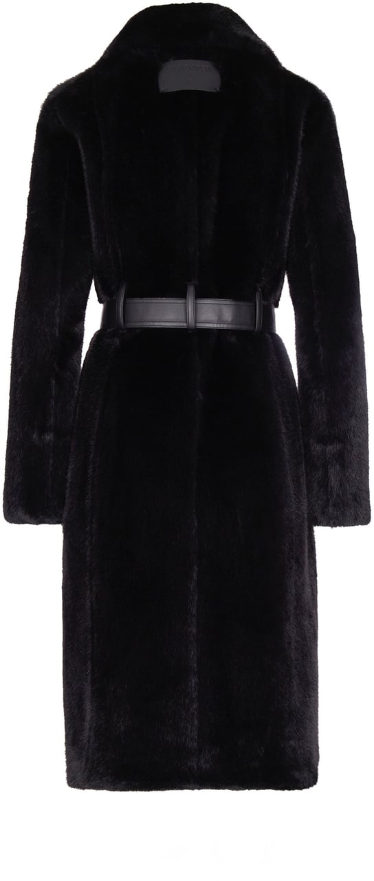 Patrizia Pepe Coats Black Zwart