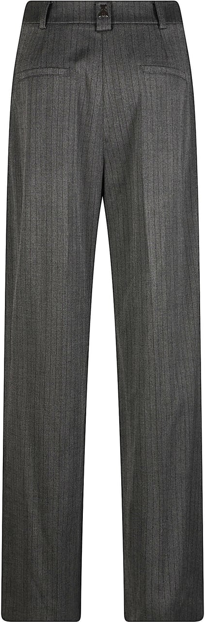 Patrizia Pepe Wide Leg Pant Grey Grijs