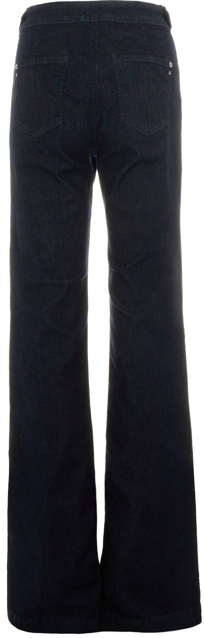 Patrizia Pepe Trousers Blue Rinse Wash Blauw