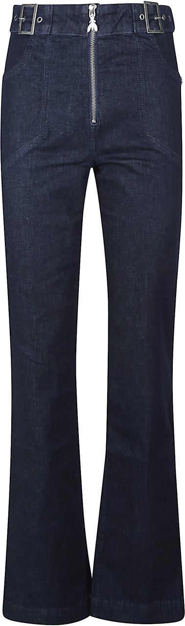 Patrizia Pepe Pant Blue Blauw