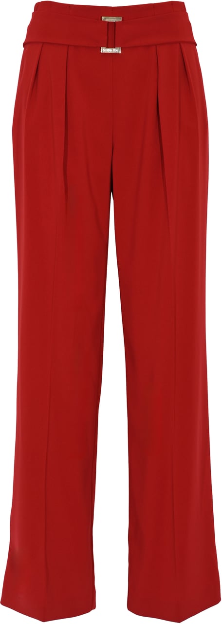Patrizia Pepe Trousers Red Rood