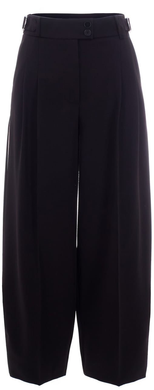 Patrizia Pepe Trousers Blackwarm Ivory Geel