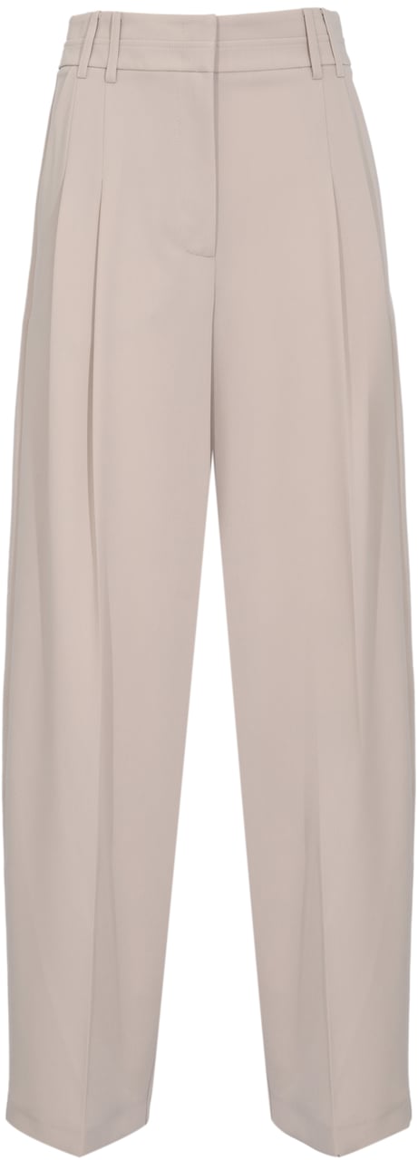Patrizia Pepe Trousers Cloud Gray Taupe