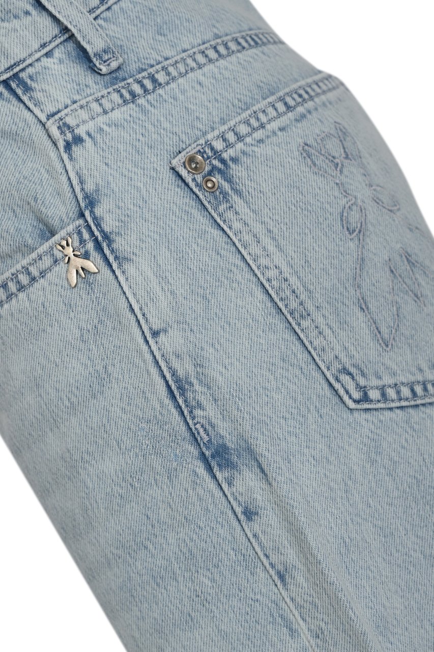 Patrizia Pepe Trousers New Light Blue Wash Blauw