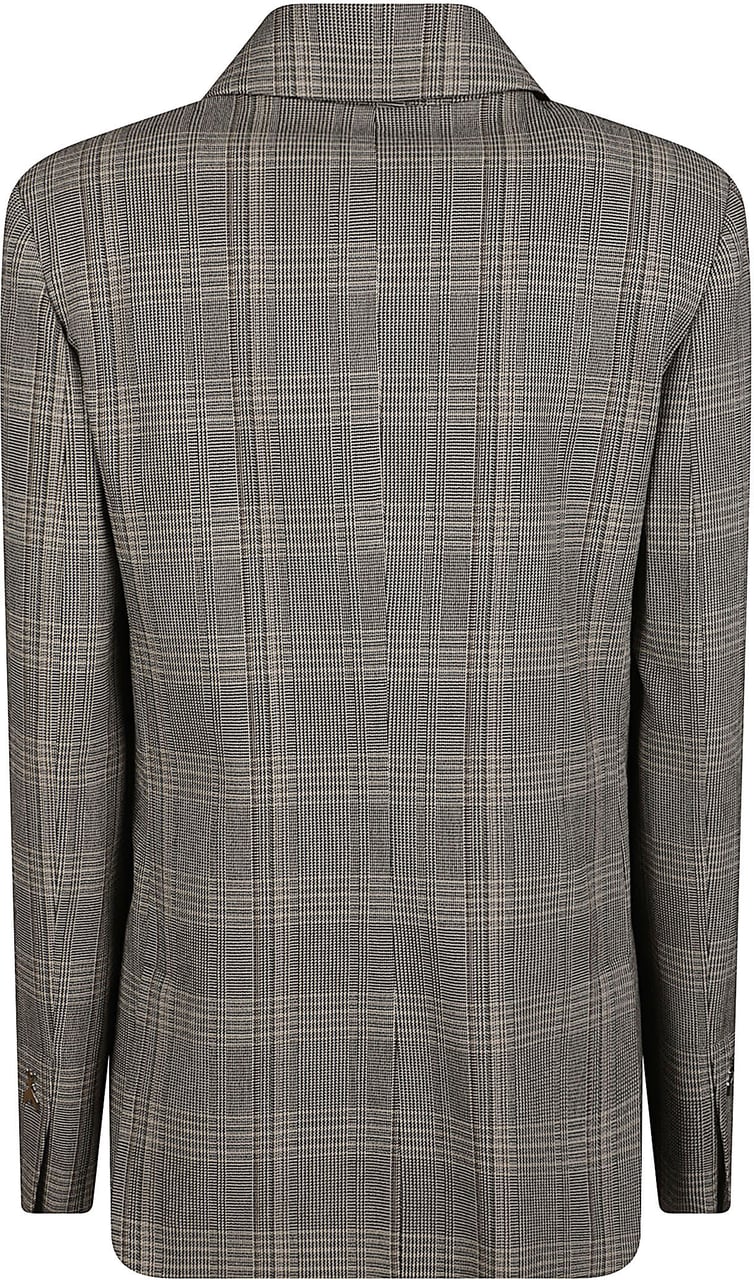 Patrizia Pepe Double Breasted Jacket Brown Bruin