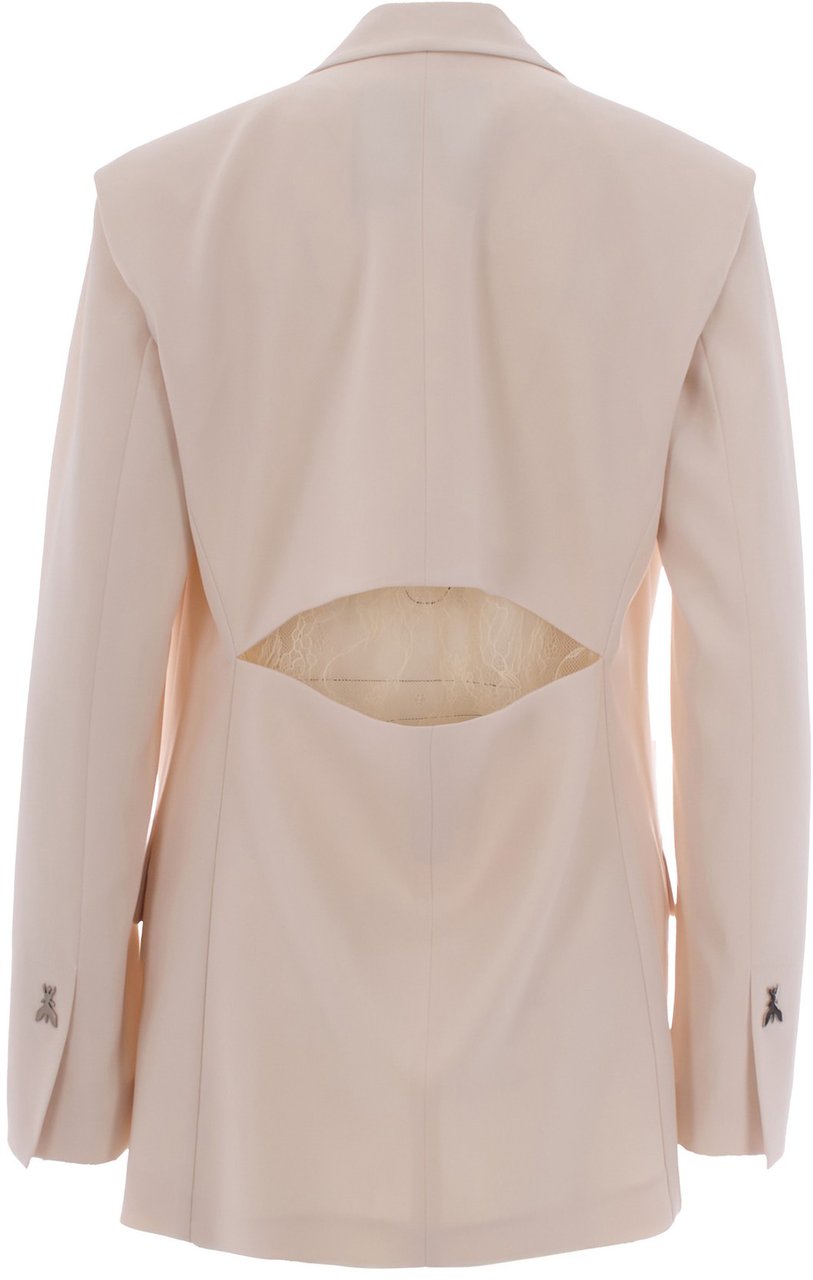 Patrizia Pepe Jackets Warm Ivory Geel