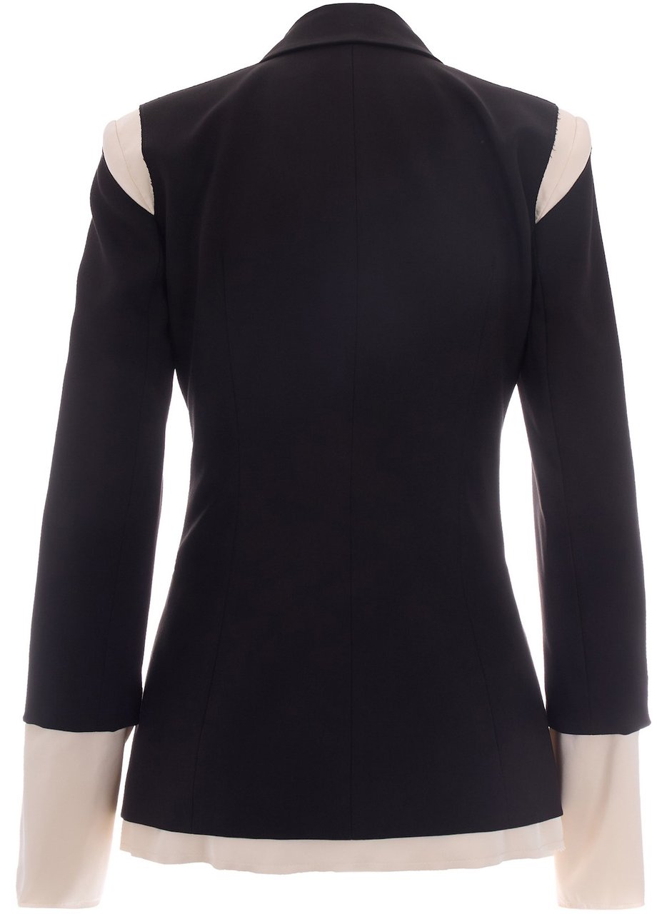 Patrizia Pepe Jackets Blackwarm Ivory Geel