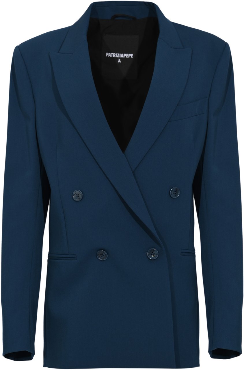 Patrizia Pepe Jackets Lagoon Blue Blauw