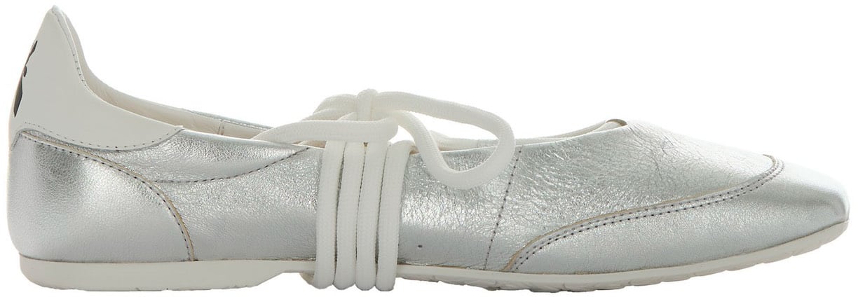 Patrizia Pepe Flat Shoes Silver Zilver