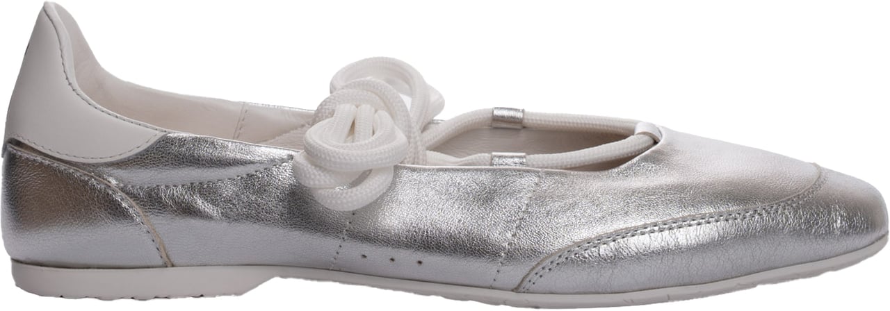 Patrizia Pepe Flat Shoes Silver Zilver