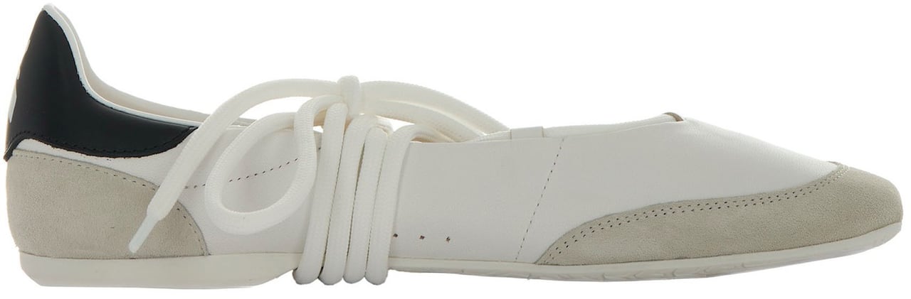 Patrizia Pepe Flat Shoes White Wit