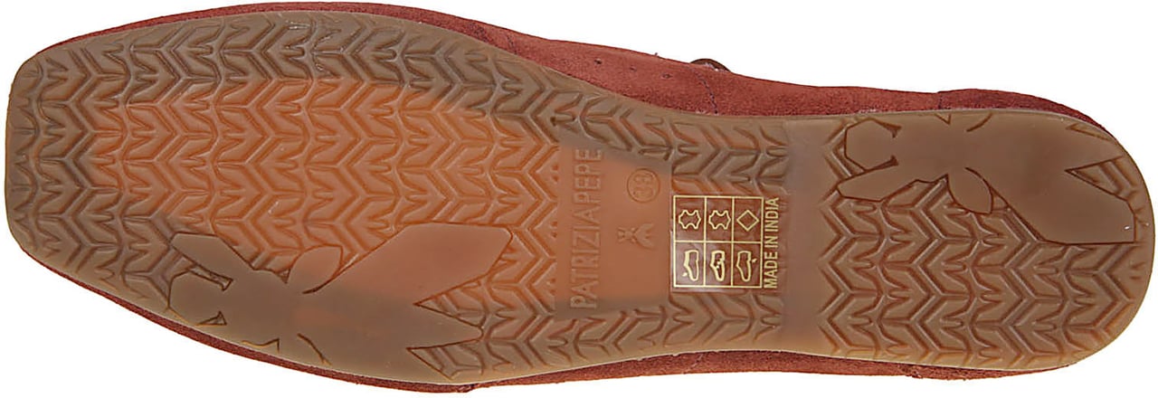 Patrizia Pepe Lace-up Ballerinas Brown Bruin