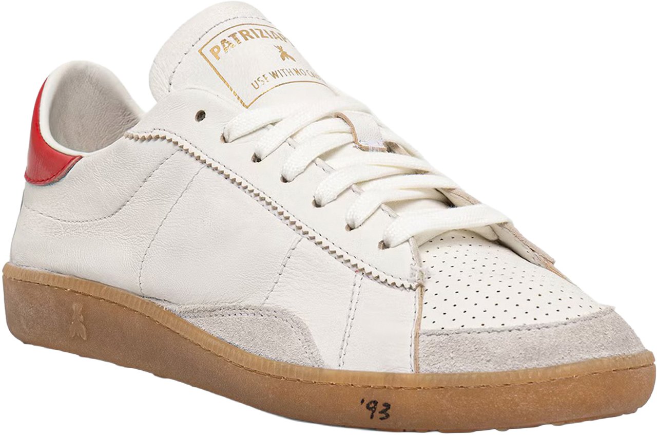 Patrizia Pepe Sneakers White Red Rood