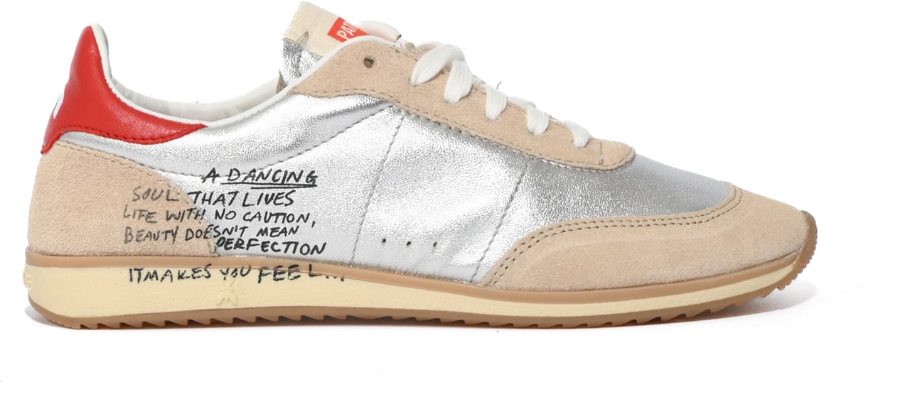 Patrizia Pepe Sneakers Silver E Red Zilver