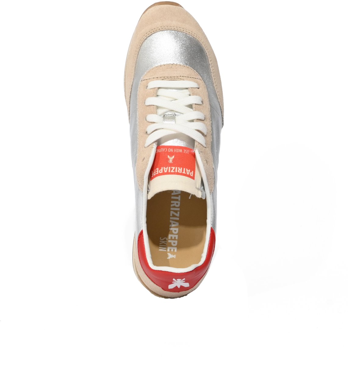 Patrizia Pepe Sneakers Silver E Red Zilver