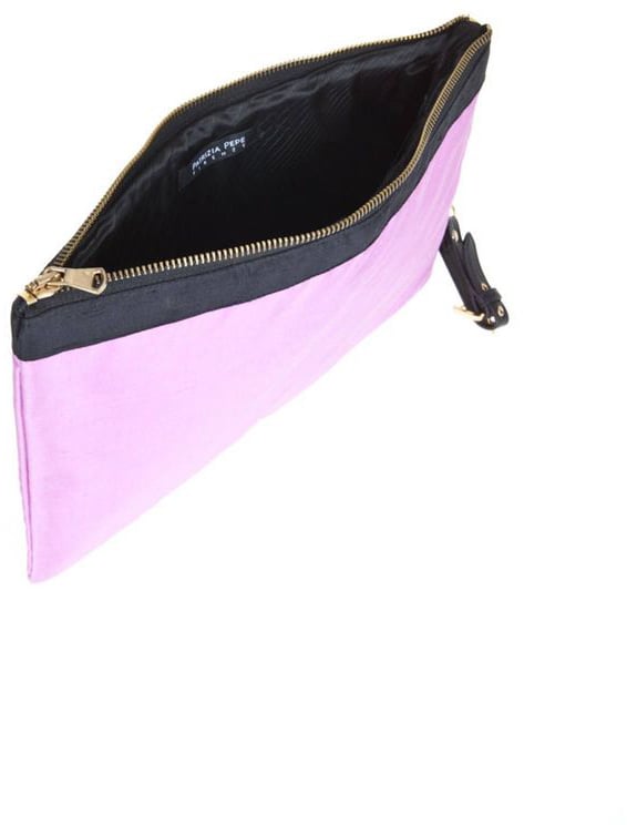 Patrizia Pepe Patrizia Pepe Viola Seta Women Clutch Paars