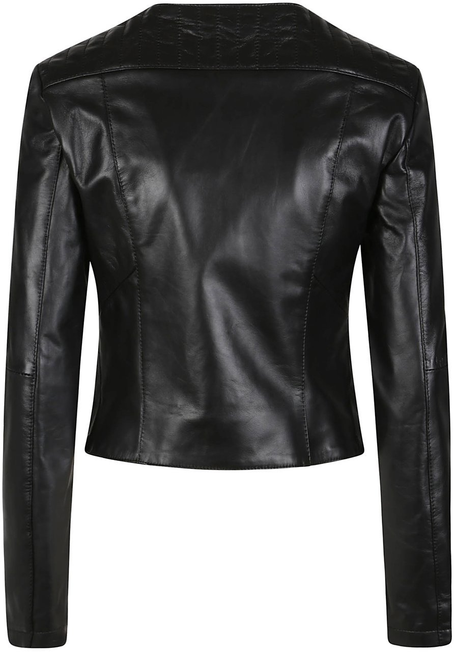 Patrizia Pepe Biker Jacket Black Zwart