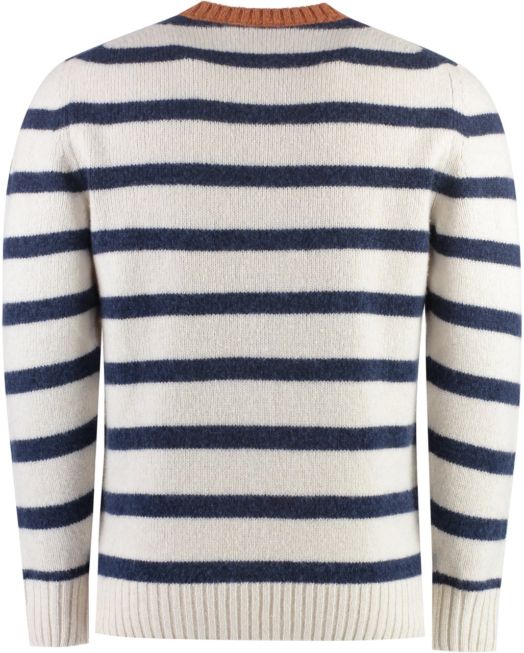 Paul & Shark Wool-blend crew-neck sweater Wit