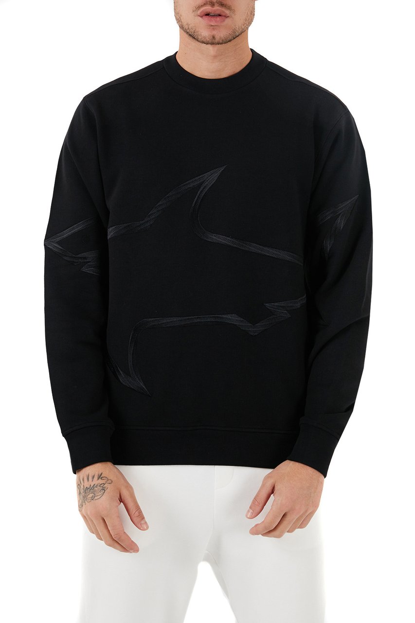 Paul & Shark Sweatshirt Black Zwart