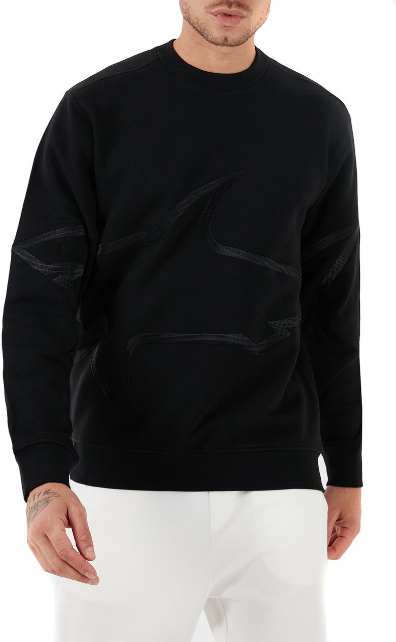 Paul & Shark Sweatshirt Black Zwart
