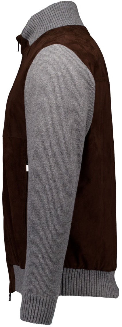 Paul & Shark Paul & Shark  Leren Jassen Bruin 14311244 Bruin