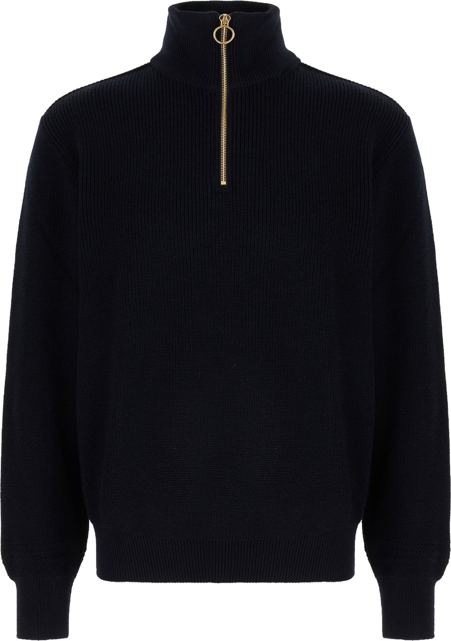 Paul & Shark Midnight blue wool blend sweater Blauw