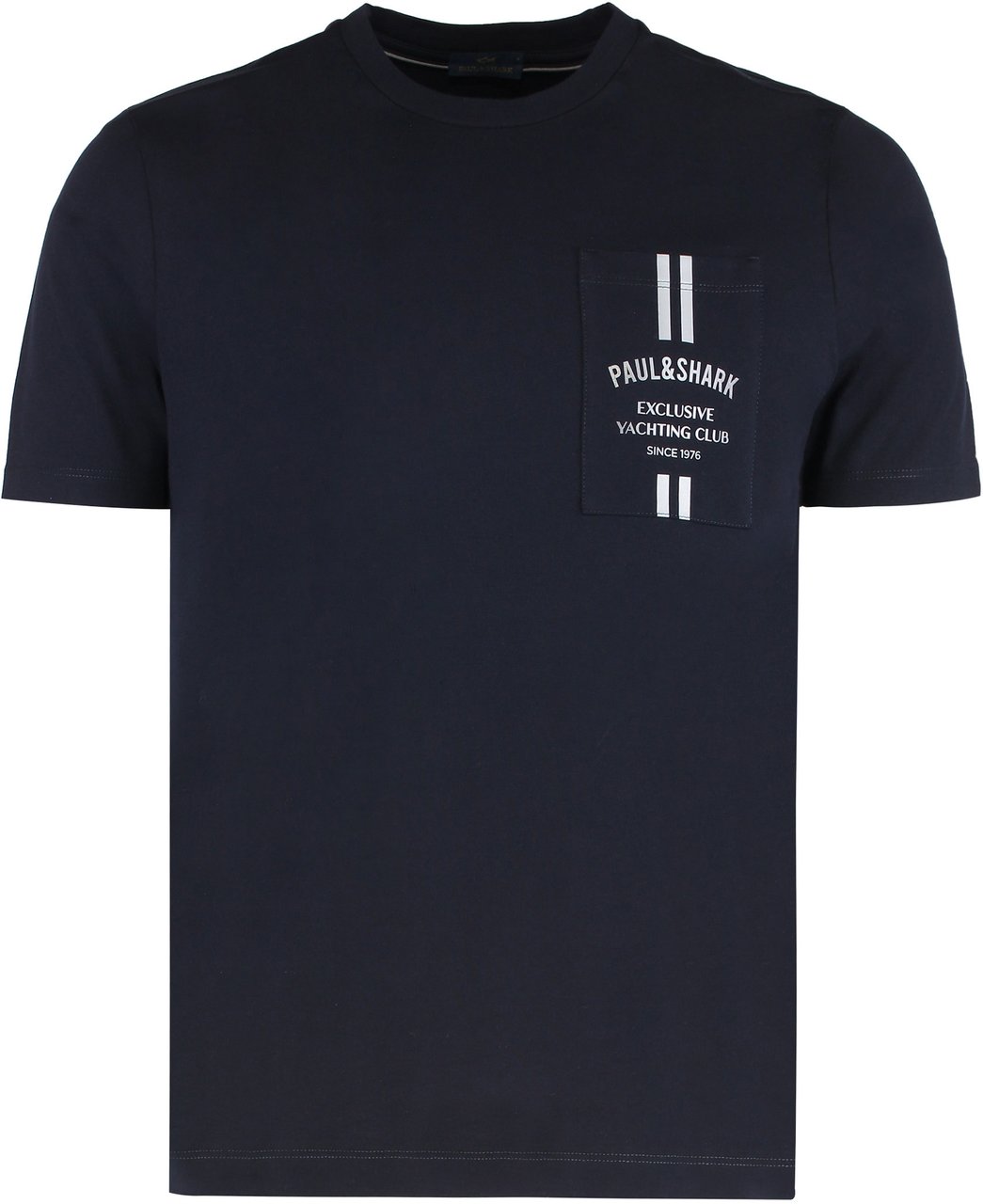 Paul & Shark Cotton crew-neck T-shirt Navy