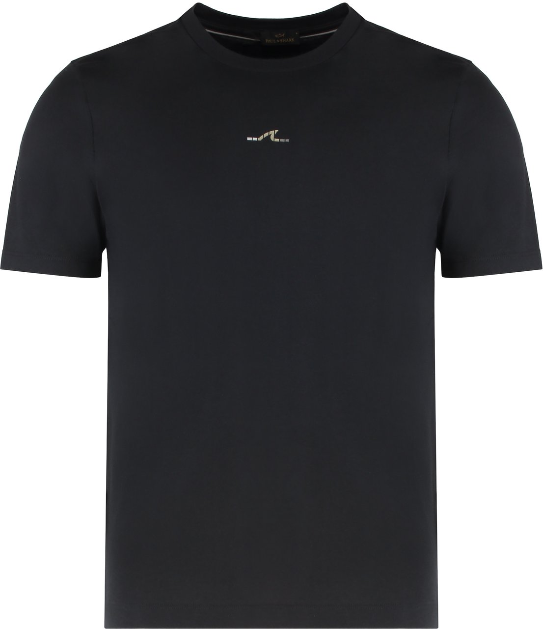 Paul & Shark T-shirt in cotton with print Zwart