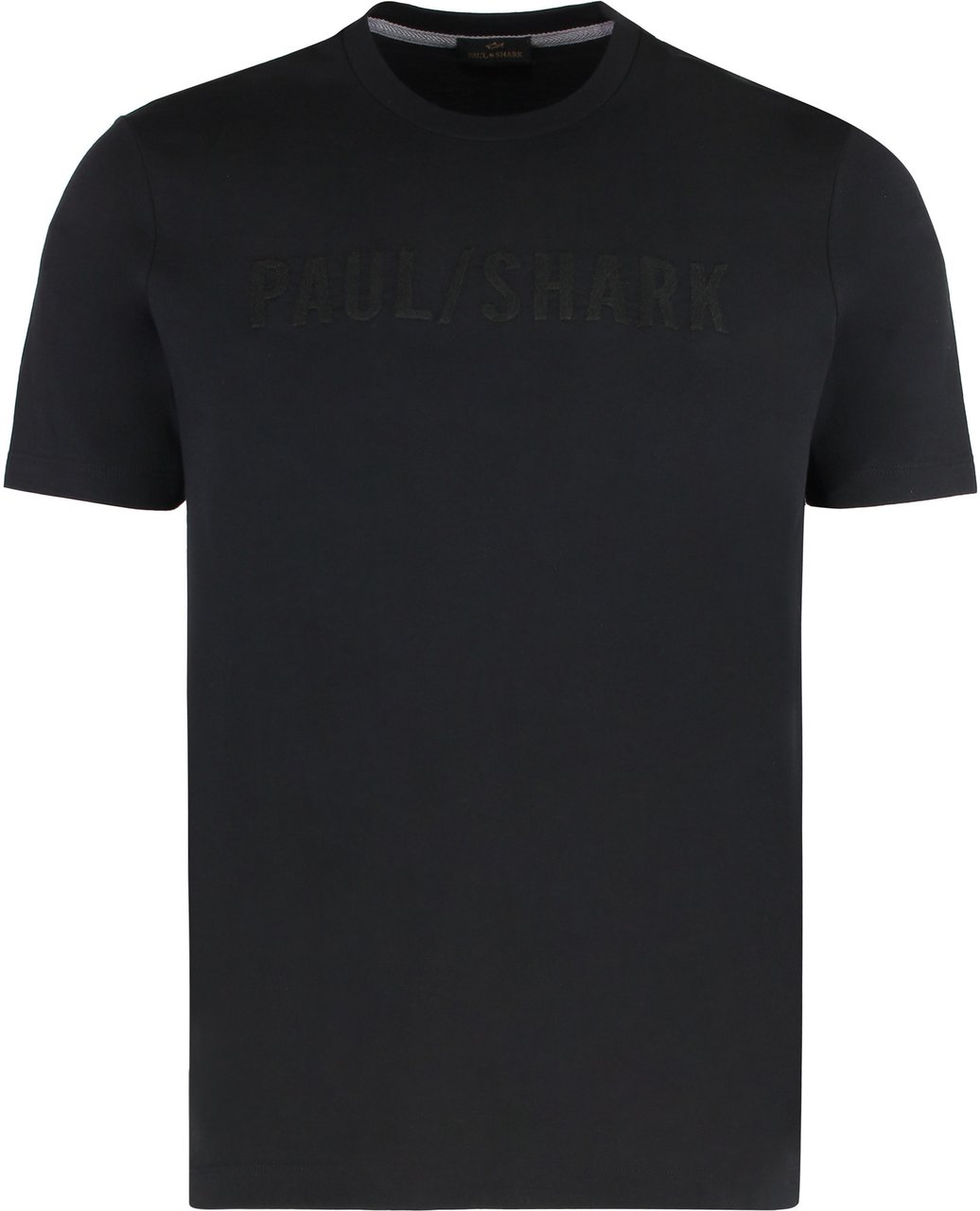 Paul & Shark T-shirt in cotton jersey with logo Zwart