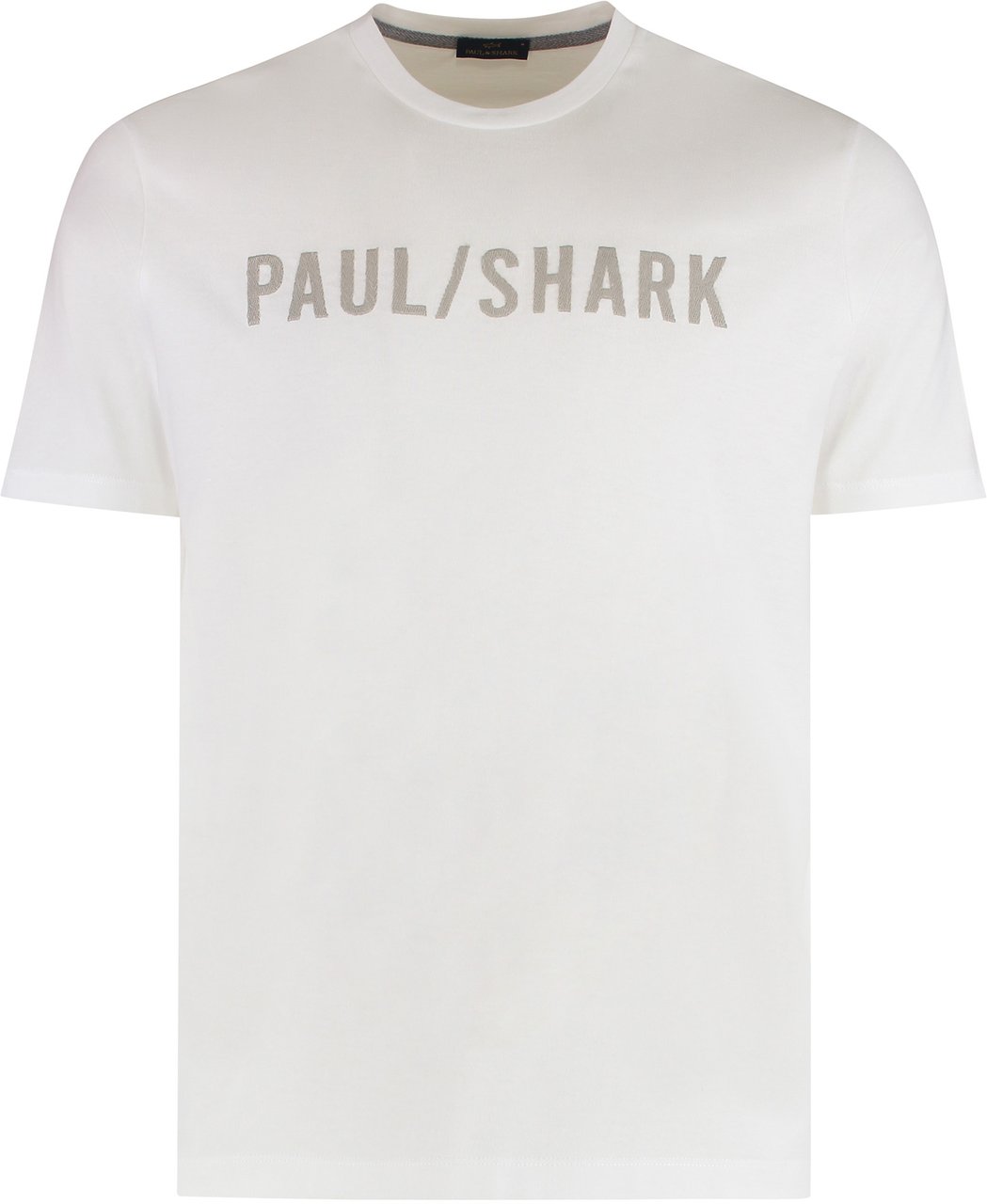 Paul & Shark T-shirt in cotton jersey with logo Wit