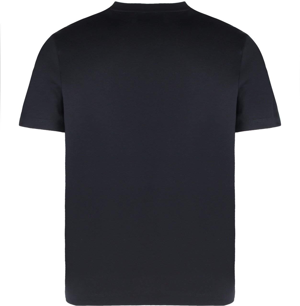 Paul & Shark T-shirt in cotton jersey with logo print Blauw