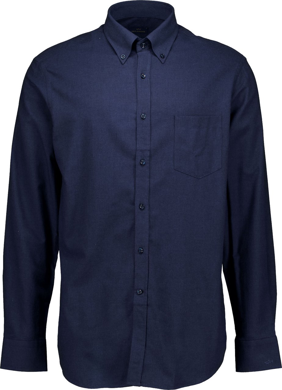 Paul & Shark 16313060r Lange Mouw Overhemden Donkerblauw 16313060r Blauw