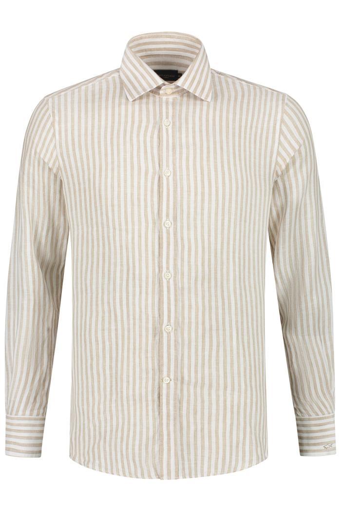Paul & Shark Linen Shirt Beige